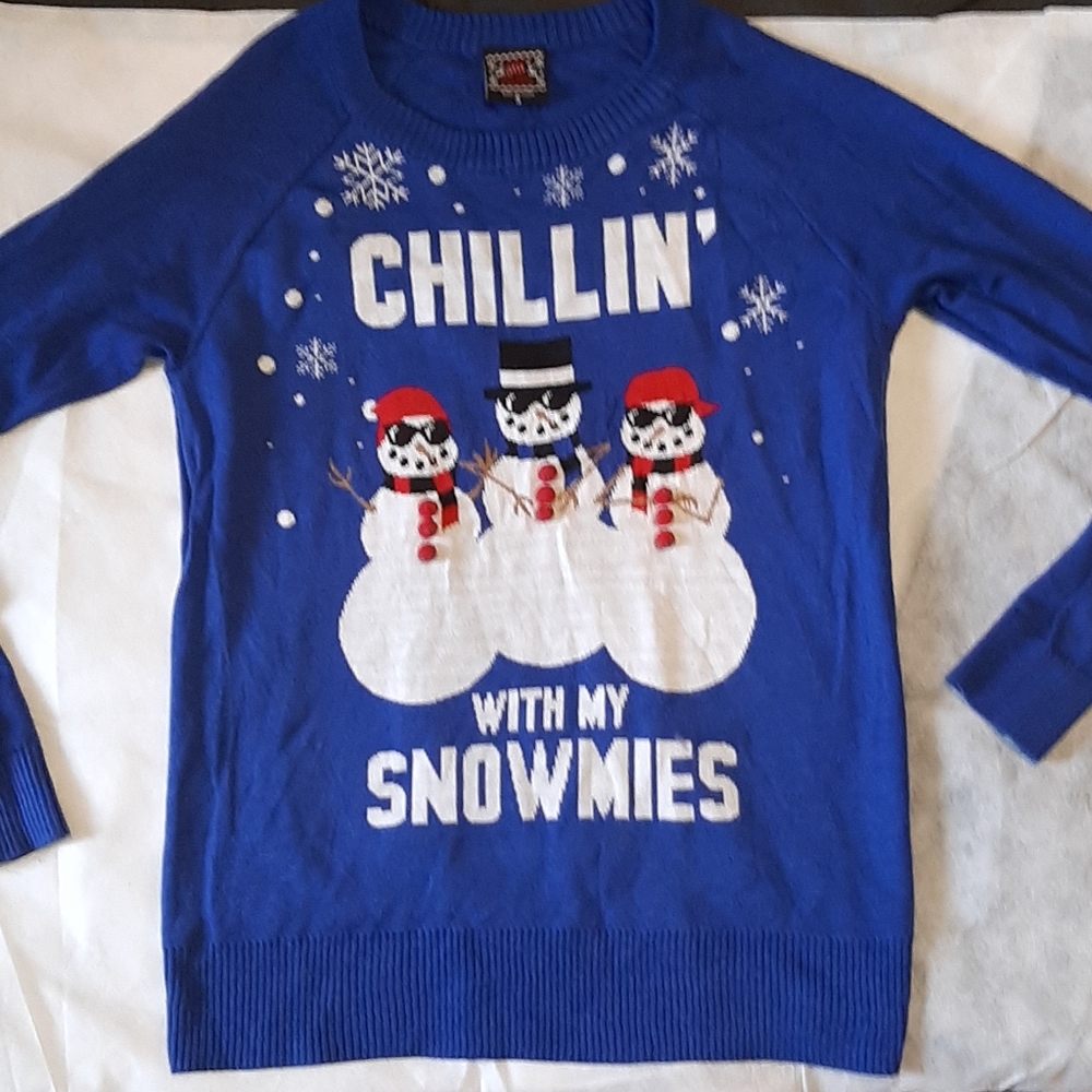 Ladies Holiday/ ugly Christmas sweater size S